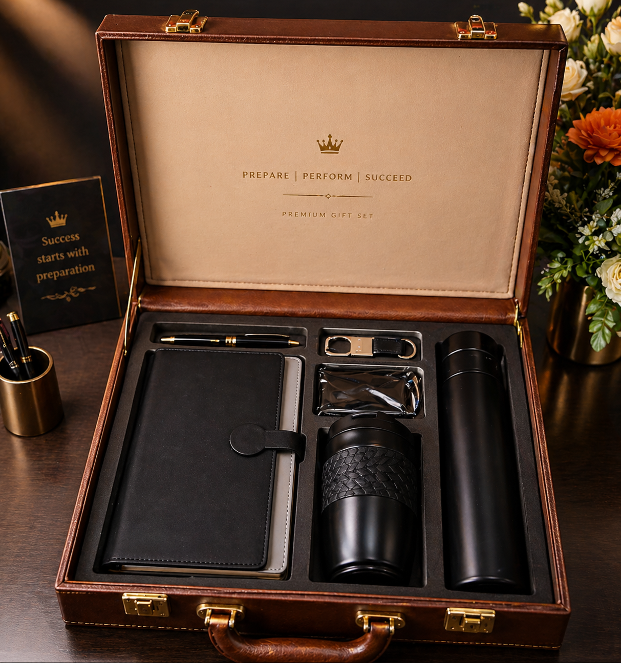 Executive Gift Set with Premium Storage Case – Modern Business Essentials Kit